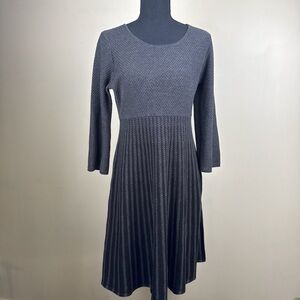 Calvin Klein Charcoal Long Sleeve Dress